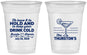 Custom Wedding 16 oz Soft Sided Clear Cups - To Have And To Hold | 375