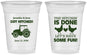 Custom Wedding 16 oz Soft Sided Clear Cups - Got Hitched Tractor | 397