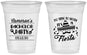 Custom Bachelor Party 16 oz Soft Sided Clear Cups - Siesta Fiesta Mexican | 40000