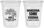 Custom Bachelor Party 16 oz Soft Sided Clear Cups - Fiesta Mexican | 40004