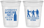 Custom Bachelor Party 16 oz Soft Sided Clear Cups - Bar Crawl | 40010