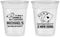Custom Bachelor Party 16 oz Soft Sided Clear Cups - Las Vegas | 40025