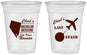 Custom Bachelor Party 16 oz Soft Sided Clear Cups - Last Stand | 40034