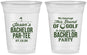 Custom Bachelor Party 16 oz Soft Sided Clear Cups - Golf | 40052
