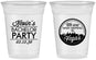 Custom Bachelor Party 16 oz Soft Sided Clear Cups - Last Vegas | 40060