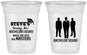 Custom Bachelor Party 16 oz Soft Sided Clear Cups - Squad | 40068