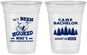 Custom Bachelor Party 16 oz Soft Sided Clear Cups - Fishing | 40080