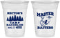Custom Bachelor Party 16 oz Soft Sided Clear Cups - Fishing | 40081