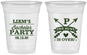 Custom Bachelor Party 16 oz Soft Sided Clear Cups - Hunt Is Over | 40082