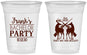 Custom Bachelor Party 16 oz Soft Sided Clear Cups - Hunting | 40083
