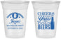 Custom Bachelor Party 16 oz Soft Sided Clear Cups - Cheers | 40097