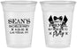 Custom Bachelor Party 16 oz Soft Sided Clear Cups - Forma | 40098
