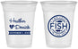 Custom Wedding 16 oz Soft Sided Clear Cups - Two Less Fish In The Sea | 420
