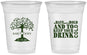 Custom Wedding 16 oz Soft Sided Clear Cups - To Have And To Hold | 438