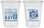 Custom Wedding 16 oz Soft Sided Clear Cups - Capture The Love | 444