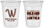 Custom Wedding 16 oz Soft Sided Clear Cups - To Have And To Hold | 449