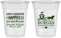Custom Wedding 16 oz Soft Sided Clear Cups - Happily Ever After | 452