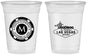 Custom Wedding 16 oz Soft Sided Clear Cups - Las Vegas | 454