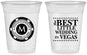 Custom Wedding 16 oz Soft Sided Clear Cups - Las Vegas | 457