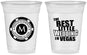 Custom Wedding 16 oz Soft Sided Clear Cups - Las Vegas | 458