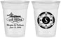 Custom Wedding 16 oz Soft Sided Clear Cups - Las Vegas | 459