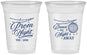 Custom Prom 16 oz Soft Sided Clear Cups - Dance The Night Away | 50001