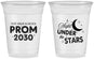 Custom Prom 16 oz Soft Sided Clear Cups - A Night Under The Stars | 50004