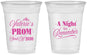 Custom Prom 16 oz Soft Sided Clear Cups - Send Off | 50006