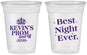 Custom Prom 16 oz Soft Sided Clear Cups - Send Off | 50009