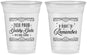 Custom Prom 16 oz Soft Sided Clear Cups - Gatsby Gala | 50012