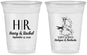 Custom Wedding 16 oz Soft Sided Clear Cups - Antigua And Barbuda | 502