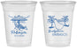 Custom Wedding 16 oz Soft Sided Clear Cups - Barbados | 509