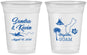 Custom Wedding 16 oz Soft Sided Clear Cups - Guam | 527
