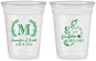Custom Wedding 16 oz Soft Sided Clear Cups - Ireland | 528