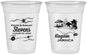 Custom Wedding 16 oz Soft Sided Clear Cups - Jamaica | 531