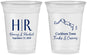 Custom Wedding 16 oz Soft Sided Clear Cups - Turks And Caicos | 546