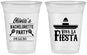 Custom Bachelorette 16 oz Soft Sided Clear Cups - Viva La Fiesta | 60001
