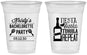 Custom Bachelorette 16 oz Soft Sided Clear Cups - Fiesta Siesta Tequila Repeat | 60002