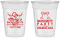 Custom Bachelorette 16 oz Soft Sided Clear Cups - Official Drink Team | 60017