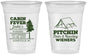 Custom Bachelorette 16 oz Soft Sided Clear Cups - Camping | 60019
