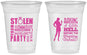 Custom Bachelorette 16 oz Soft Sided Clear Cups - Raising A Little Hell | 60020
