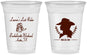 Custom Bachelorette 16 oz Soft Sided Clear Cups - Last Rodeo | 60022
