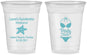 Custom Bachelorette 16 oz Soft Sided Clear Cups - Bikini | 60027