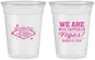 Custom Bachelorette 16 oz Soft Sided Clear Cups - Las Vegas | 60029