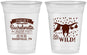 Custom Bachelorette 16 oz Soft Sided Clear Cups - Lets Get Wild Cowgirl | 60048