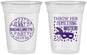 Custom Bachelorette 16 oz Soft Sided Clear Cups - Mardi Gras | 60055