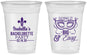 Custom Bachelorette 16 oz Soft Sided Clear Cups - Mardi Gras | 60059
