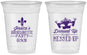 Custom Bachelorette 16 oz Soft Sided Clear Cups - Mardi Gras | 60061