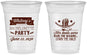 Custom Bachelorette 16 oz Soft Sided Clear Cups - Cowgirl Boots | 60072