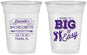 Custom Bachelorette 16 oz Soft Sided Clear Cups - New Orleans | 60084